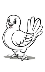 pigeon coloring