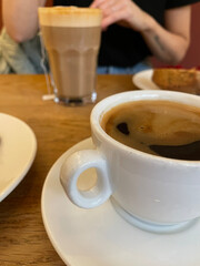 cup of coffee in a cafe