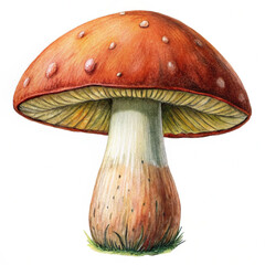 mushroom isolated on white background