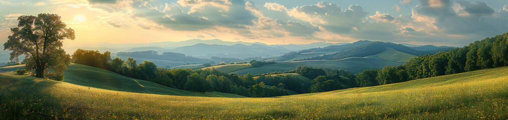 Miraculous Spring Panorama