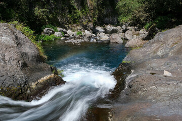 Amazing Waterfall on the Island of La Reunion, France