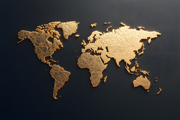 Fototapeta na wymiar map of the world in a background