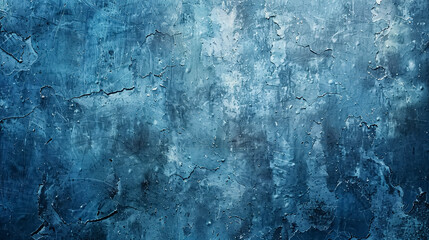 Blue textured concrete background.
