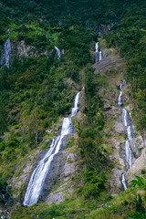 Amazing Waterfall on the Island of La Reunion, France