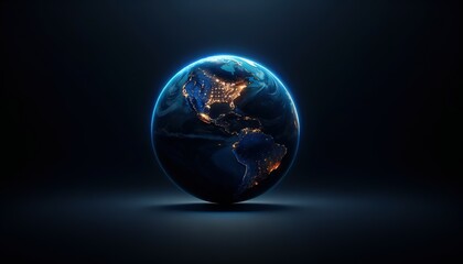 earth in the night