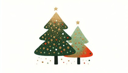 &Aacute;rboles Navide&ntilde;os Dorados