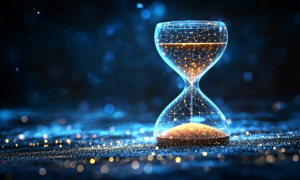  Hourglass of Time in Digital Realm 