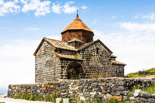 edifice of Surp Astvatsatsin church in Sevanavank