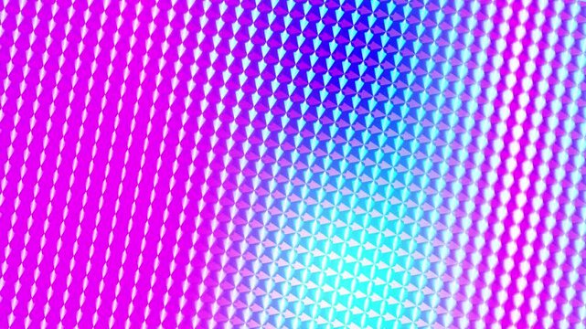 Discos en degradado de colores girando en patrones