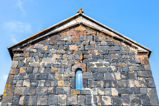facade of Surp Arakelots church in Sevanavank