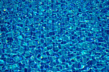 blue water in swimming pool background 3