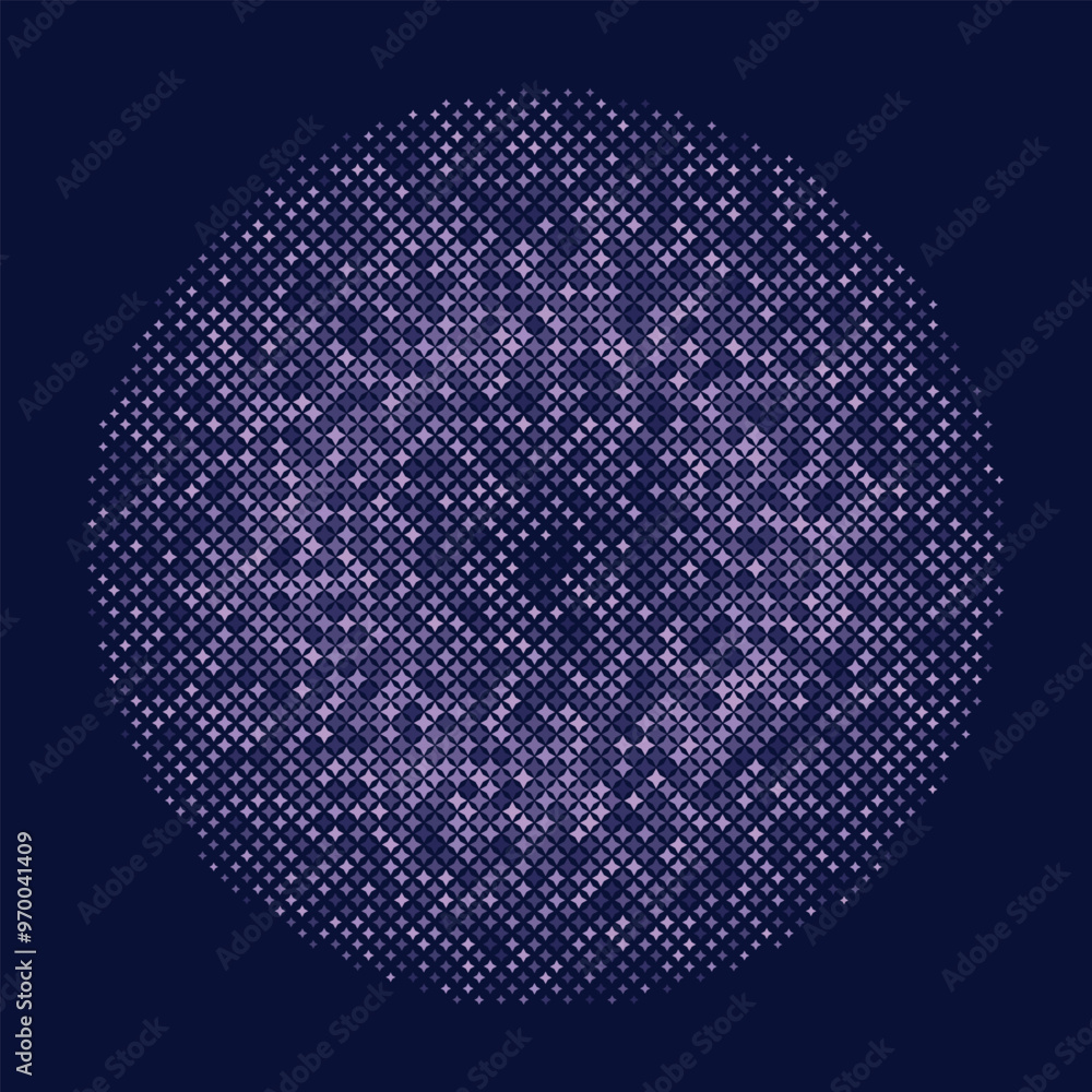 Poster abstract halftone background vector design.