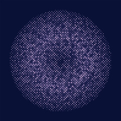 Abstract Halftone Background Vector Design.