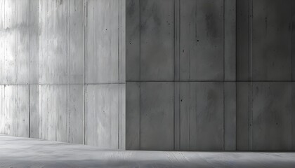 Monochrome concrete wall texture creating a minimalist backdrop for creative expression and design possibilities