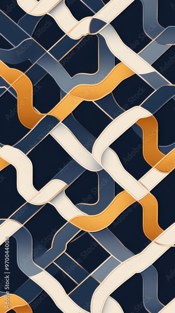 Poster geometric abstract phone background with repeating patterns.