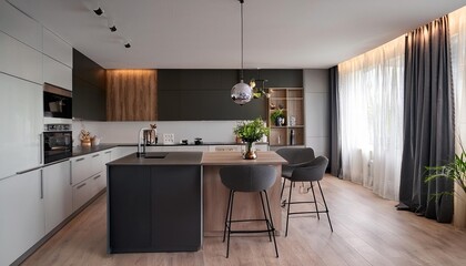 Obraz premium modern kitchen interior