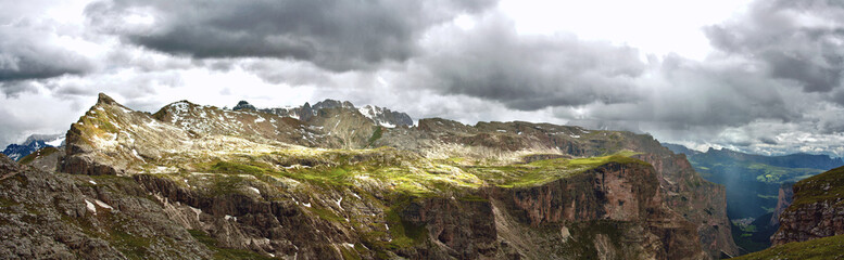 panroama sulle dolomiti