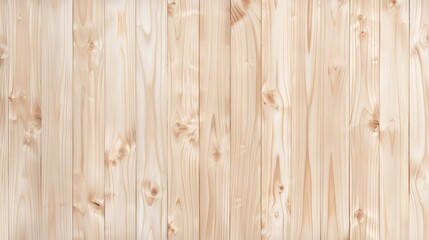Fototapeta premium Light vertical wooden plank texture with natural grain and knots. Ideal for banners, website backgrounds, and product displays. Minimalist design with copy space for text and marketing materials.