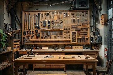 A Craftsman's Haven: An Organized Woodworking Workshop