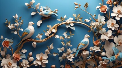 Birds in gardon