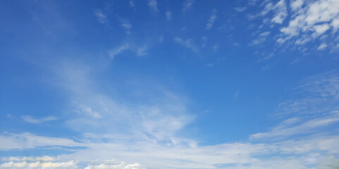 blue sky with clouds