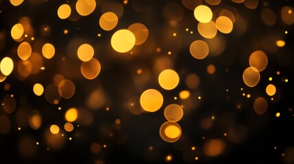 Fototapeta premium Abstract Golden Bokeh Lights