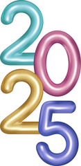 new year 2025 number