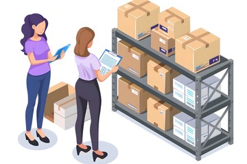 Efficient Warehouse Management: Staff Organizing and Inventory Tracking