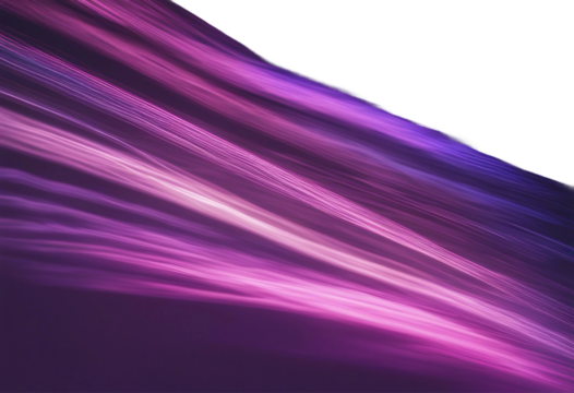 Blue purple pink light trails horizontal light trails speech light isolated on transparent background