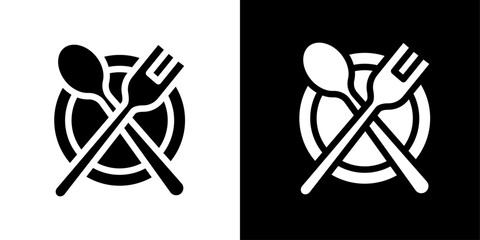 Canteen icon Isolated flat vector in outline