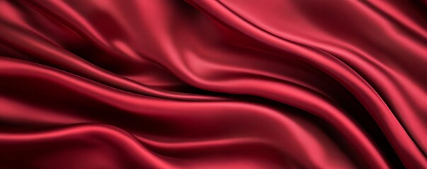 Fototapeta premium Abstract representation of tannins in wine, with deep red textures flowing like liquid silk, Wine Red Tannins, Abstract Art in Wine
