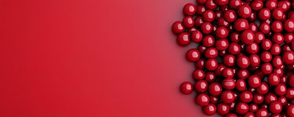 Tannin molecules in red wine, microscopic view, 3D illustration