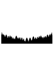 Pine Tree SVG, Forest Tree SVG, Mountain Forest SVG, Plant SVG, Sunset SVG, Nature SVG, Leaves SVG, Pine Tree Silhouette, Forest belt SVG,  Tree Design, Cut file for Cricut SVG, JPG, PNG