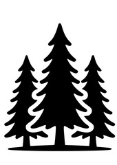 Pine Tree SVG, Forest Tree SVG, Mountain Forest SVG, Plant SVG, Sunset SVG, Nature SVG, Leaves SVG, Pine Tree Silhouette, Forest belt SVG,  Tree Design, Cut file for Cricut SVG, JPG, PNG