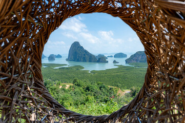 Obraz premium samet nangshe viewpoint at thailand