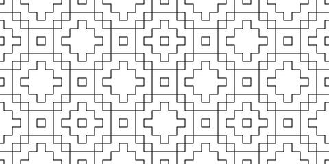Black and white seamless illustrations. Coloring book, colouring page for children and adults. Decorative abstract linear vector pattern design. Line art drawing. Easy to edit color and line