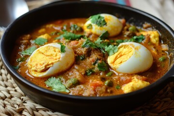 Simple egg curry dish