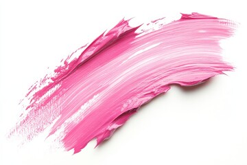 Soft pink strokes and texture isolated on white background