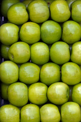 Delicious fruits and vegetables for a healthy diet. Oranges, Tangerines, Pears, Peppers, Red Apples, Green Apples, Cherry Tomatoes, Squashes.