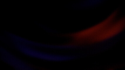 Naklejka premium Dark gradient with subtle red and blue streaks. Grainy texture adds depth to the abstract composition, perfect for mysterious, bold digital backdrops