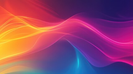 Obraz premium Glowing Vibrant Light Gradient - Dynamic and Radiant Background Illuminated with Energy and Warmth