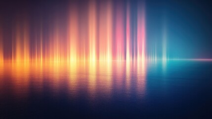 Illuminated Dreams - Elegant Gradient of Glowing Lights in Luminous Colors for Atmospheric Background