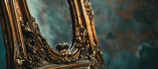Obraz premium Gilded Wooden Frame For A Picture