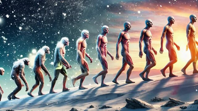 Humanitys Evolution A Cosmic Journey Through Time and Space