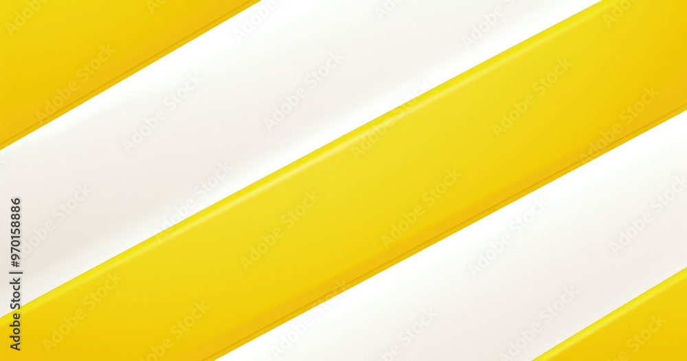 Aufkleber a vibrant abstract design featuring diagonal yellow and white stripes, creating a dynamic visual eff