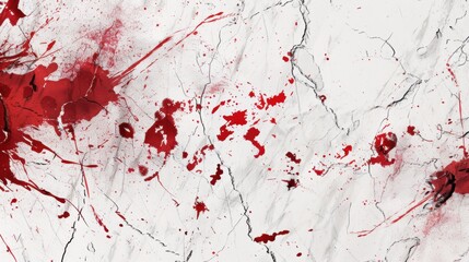 Abstract Blood Splatter on Wall. Grunge Horror concept