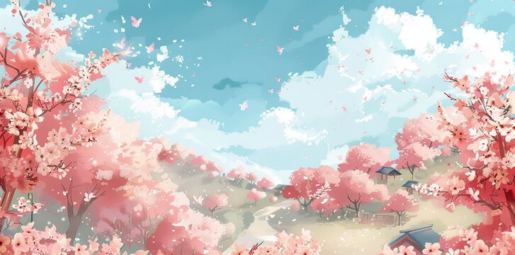 Whimsical Forest Fantasy. High-Detailed Wallpaper