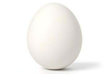 white egg isolated on white