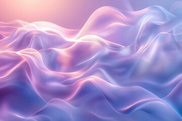 Obraz premium Abstract Purple and Pink Wavy Lines