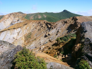安達太良山頂と沼ノ平火口